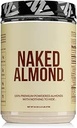 Pólvora de almendras NAKED de granjas estadounidenses, sólo 1 Ingrediente, Vegan, Sin gluten, Sin aditivos, Sin sal, Sin azúcar - 38 Servimientos - 1.5LB