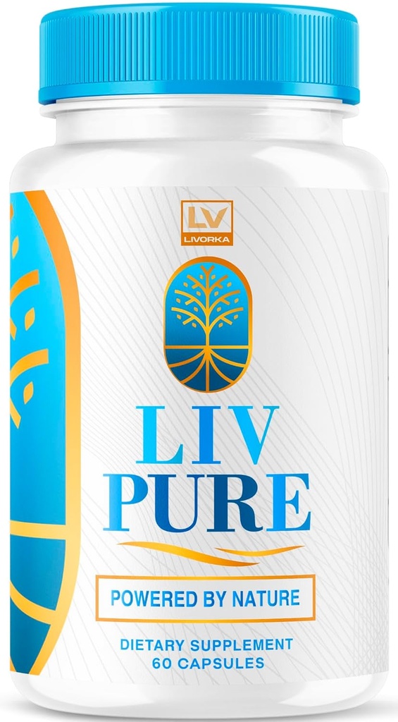 Livpure - Livpure Capsules, Suplementos oficiales Liv Pure Liver Avanzado para la salud general &amp; Wellness, All Natural Formula Liv Pure Pills Reseñas, 60 cápsulas para 1 mes