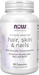 AHORA Soluciones, Peluquería, Piel y uñas, Clínicamente avanzada, Soporte con Cynatine® de prueba clínica, 90 cápsulas de Veg