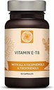 Ultra Tocotrienol 200mg Vitamina E Vegan – Los 4 tocotrienol - Alpha Tocotrienol + Beta Tocotrienol + Gamma Tocotrienol + Delta Tocotrienol – No Tocopherols - Complejo Único de Tocotrienol