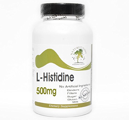 L-Histidine 500mg ~ 200 cápsulas - No aditivos ~ Suplementos de la naturaleza