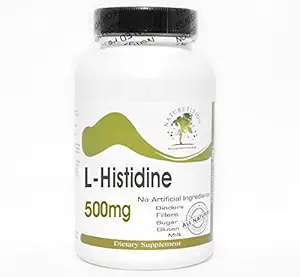 L-Histidine 500mg ~ 200 cápsulas - No aditivos ~ Suplementos de la naturaleza