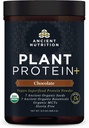 Antigua planta de nutrición con base de pólvora de proteínas, proteína vegetal+, chocolate, suplemento de superalimentos orgánicos veganos, 15g Proteína por ser, sin gluten, Paleo Friendly 12