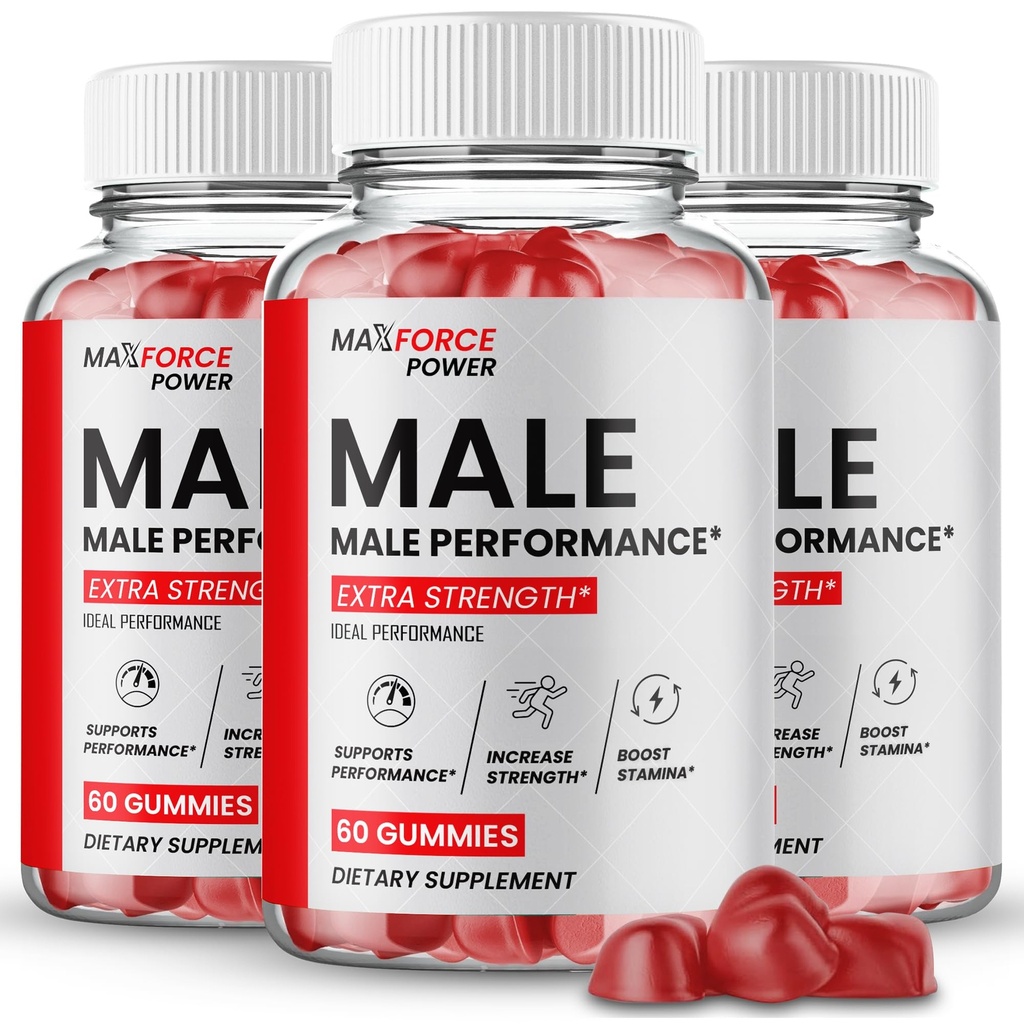 IDEAL PERFORMANCE MaxForce Power Gummies, Max Force Power Gummy Reviews (3 Pack)