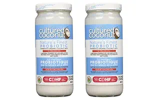 Probiótico de leche de coco orgánico fermentado (2 botellas)