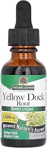 Respuesta de la naturaleza Yellowdock Root, 1-Ounce