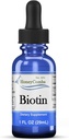 Biotin Liquid Drops Made in USA - Great for Hair, Skin, Nails 500% DV per Serving - 36 Servings per Container - Great for Men, Women, Children - Vegan Vitamin B7 Liquid - Bulk Sizes Also Available