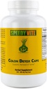 Colon Detox apoya la eliminación natural de las toxinas* Orgánica, Psillium Charcoal Seed &amp; Husk Flax Seed Apple Fiber/Pectin Slippery Elm Fennel- Powder en 230 Veg Caps