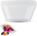 GMS Squeezable Pocket Pill Case - Small, Lightweight Pill Organizer Ideal para viajar - Mantiene los medicamentos de forma segura - Diseño robusto con fácil acceso libre de Fusss - Pocket Sized & Discreet