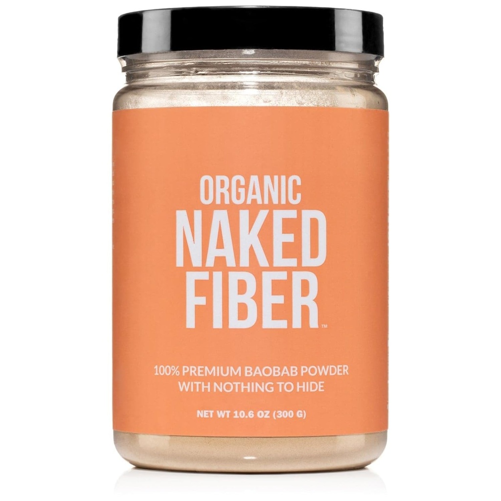 NAKED Fiber Organic Baobab Powder Suplemento de fibra