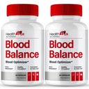 Health Flux Blood Balance Advanced Blood Formula Capsules, Official HealthFlux Supplement Pills - Maximum Strength, All Natural Healthy Circulation & Stable Levels, Health Flux Reviews (2 Pack)