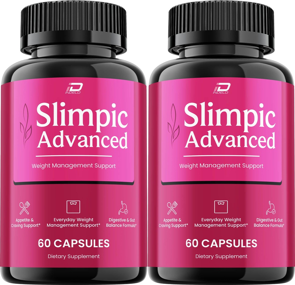 Slimpic Advanced Formula, Slimpic Pills Reviews, 2 Pack, 120 Capsules