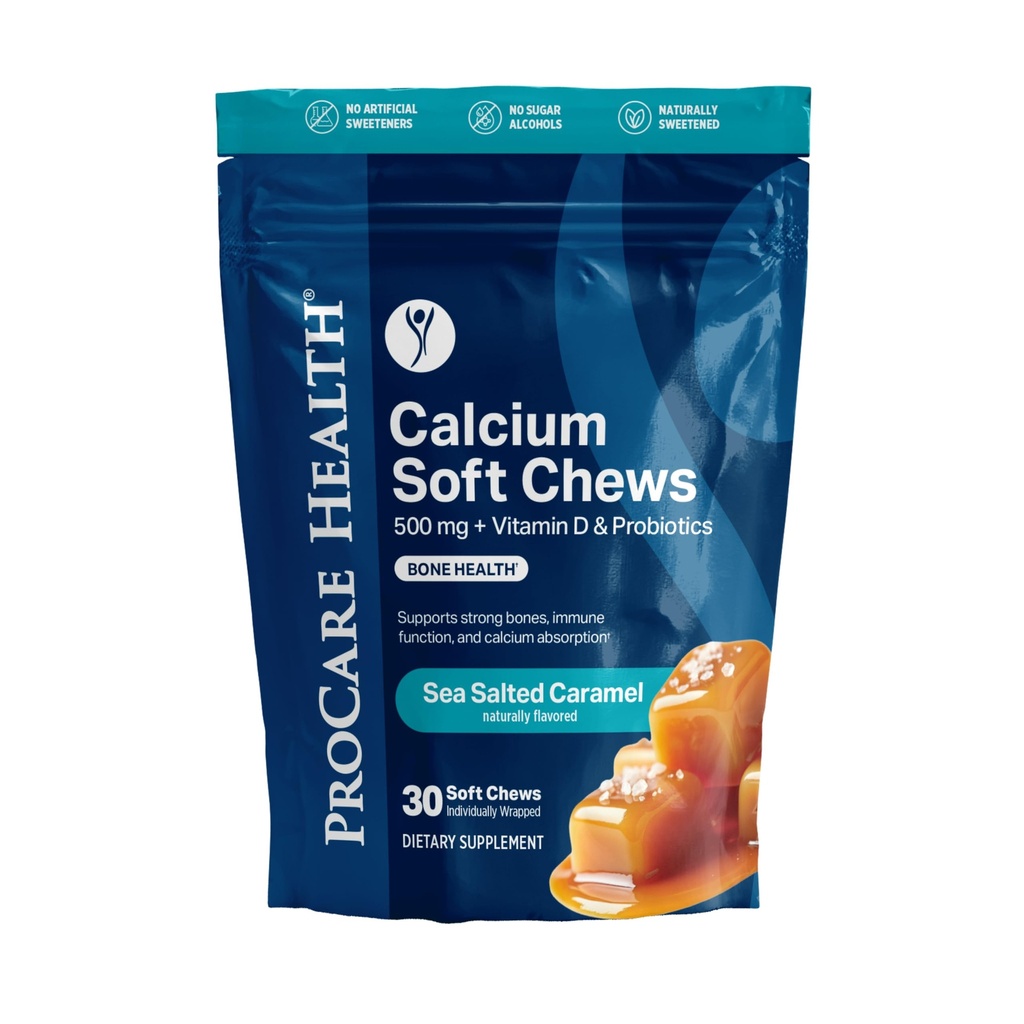 ProCare Health | Calcium Soft Chew | Sea Salted Caramel l 30 Count…