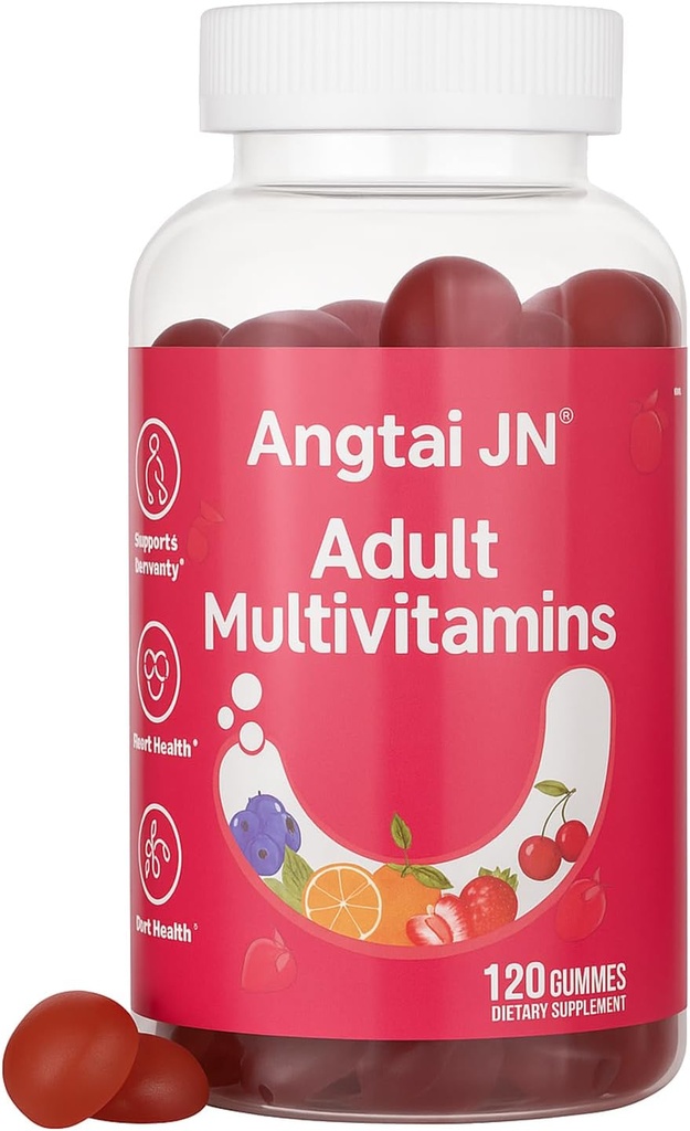 Mangas multivitamínicas para Hombres Mujer - 13 Vitaminas &amp; Minerales (A, C, D, E, Biotina, Ácido Fólico, Zinc), Vegan Friendly, Support Immune Health, Mixed Berry Flavor, 120 Gummies MultiVites, 60 Day Supply