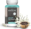 Mountain Peak Nutritionals Tranquility Formula - Supports Brain Health, Sleep & Stress Management - Vitamina B6, Vitamina B12 y Adaptógenos - Suplemento dietético hipoalergénico (90 cápsulas vegetarianas)