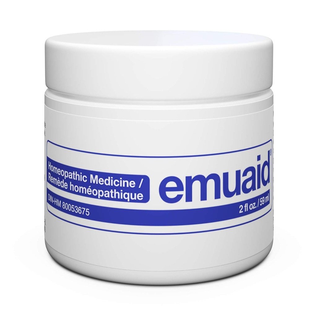 Ungüento emuaid para Eczema y alivio de la psoriasis, reduce la picazón, dolor, hinchazón, tratamiento de fuerza regular para 100+ condiciones de piel, libre de esteroides y químicos, adecuado para todas las edades, 2oz