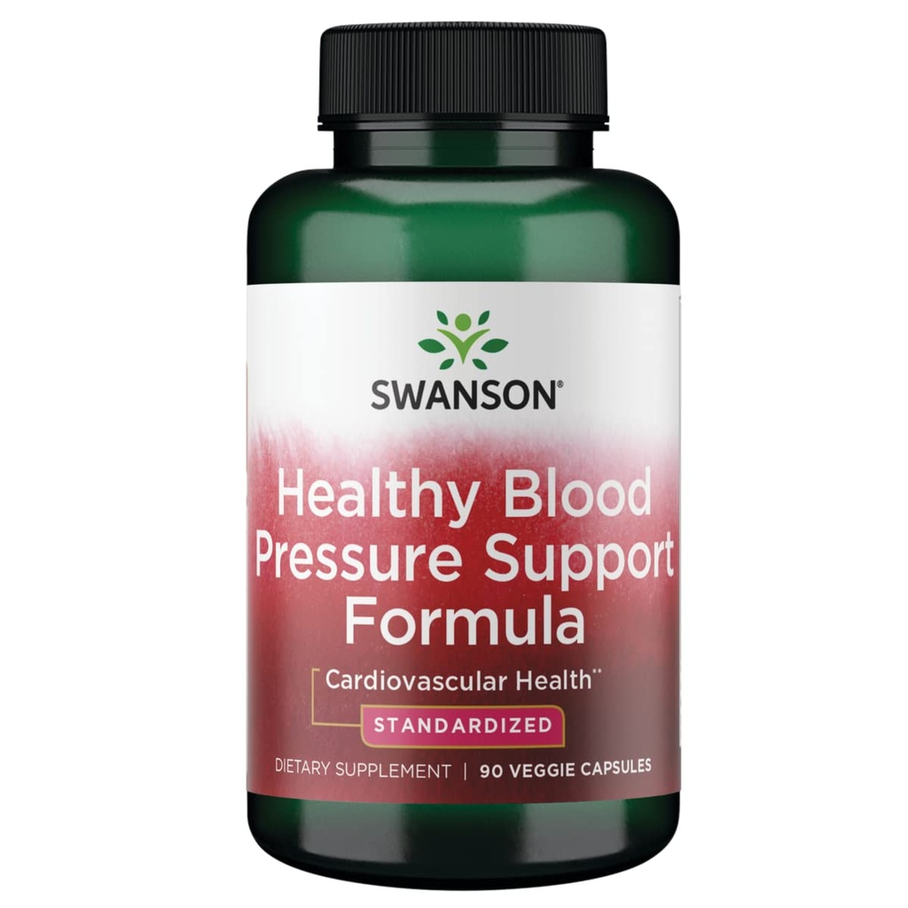 Swanson Healthy Blood Pressure STD 90 Veggie Capsules