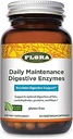 Flora Daily Maintenance Digestive Enzymes - Contiene 7 Enzymes for Digestive Health Support - Aids Gas &amp; Bloating - No Gluten-Free - 60 cápsulas vegetarianas