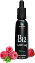 B12 1000 mcg, 2oz 120 Servings, Raspberry Flavor, Methylcobalamin Sublingual Drops