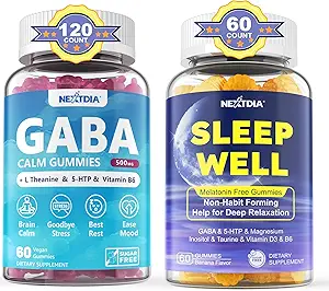 GABA Gummies,Melatonin Free Natural Sleep Gummies