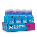 BIOLYTE Electrolyte Drink - Doctor-Formulated Hydration Drink, Electrolytes Water, Chemotherapy Must Haves for Women & Men, Rehydration IV Liquid in a Bottle- Mixed Berry, 16 Fl Oz (12 Pack)