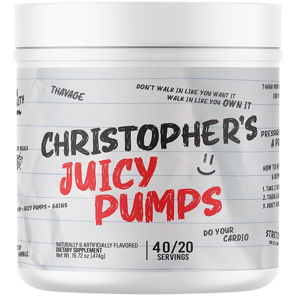 Christopher's Juicy Pumps a" Non-Stim Pre-Workout (16.72 oz./40 Servings)