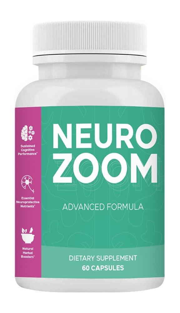 Neuro Zoom Advanced Formula - Neuro Zoom Supplement - Neuro Zoom Pills (60 Capsules - 1 Month Supply)