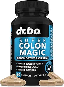 Colon Cleanser Detox for Weight Flush - 15 Day Colon Cleanse Pills & Probiotic - Fast Natural Laxative, Constipation Relief, Bowel Movement Suplementos para Intestinal Stomach Bloating Gut Loss Support