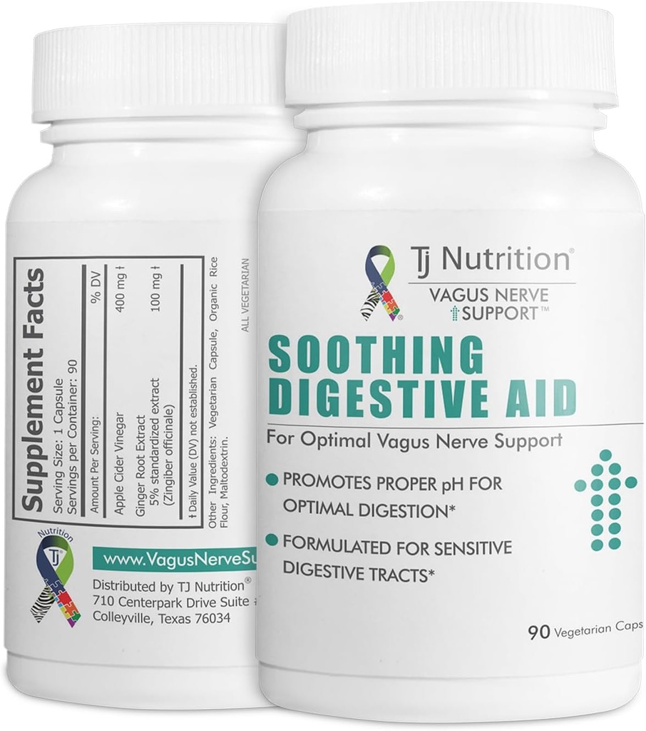 Asistencia sanitaria digestiva - Ayuda digestiva calmante con Vagus Nerve SupportTM para pH óptimo y comodidad de la digestión mejorada