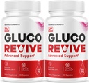 (2 Pack) Gluco Revive - GlucoRevive Pills, Gluco Revive Support, GlucoRevive Capsules, Gluco Revived All Natural Premium Formula, Gluco Revive Pills Reviews, 60 cápsulas para 2 meses