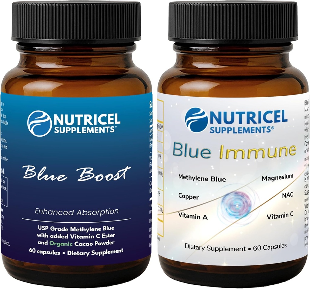 Nutricel Methylene Blue Capsules - Boost e Immune (2 Product Bundle)