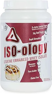 Body Nutrition ISO-Ology, Leucine-Enhanced Whey Isolate Protein Powder, Post-Workout Recovery Suplemento, Isolated Grass Fed Whey, Chocolate Peanut Butter Cup Flavor, 4lb
