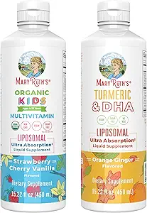 MaryRuth Organics Kids Multivitamin (Strawberry Cherry &amp; Vanilla) " Turmeric " DHA Liposomal (Sweet Ginger) Silencio Clean Label Project Verified® ← Vitaminas para la salud conjunta " Wellness general ← Vegan