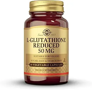 Solgar Reducido L-Glutathione Vegetable Capsules, 50 Mg, 30 Conde