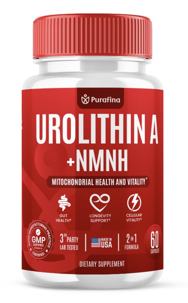 Urolithin A Capsules with NMNH Supplement Advanced Formula (60 Capsules)