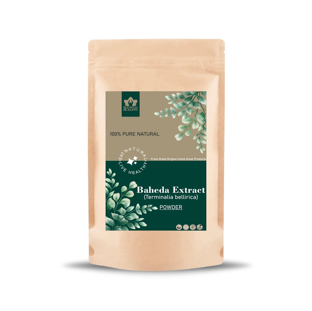 Blessfull Healing Baheda Extract (Terminalia Bellirica) Powder 100% Pure Natural 200 Gram / 7.05 oz