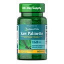 Puritan's Pride Saw Palmetto Extract 160mg, Traditional Herbal Dietary Supplement For Mens Prostate and Urinary Health Support, 60 Rapid Release Capsules