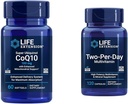 Life Extension Super Ubiquinol CoQ10 60 softgels & Two-Per-Day Multivitamin 120 Capsules Bundle