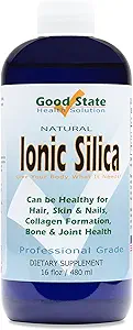 Good State Liquid Ionic Silica Supplement, (48 Servings at 125mg Each Plus 2 mg fulvic Acid)