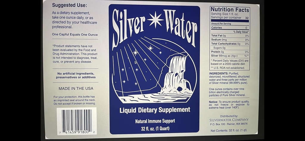 Wayne Rowland Silver Water (Fórmula original) (1 Pack)