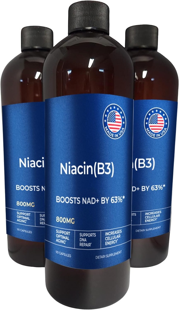 ← NIACIN(B3) - B3 Niacin Suplementos TENIDO Suplementos Minerales TENIDO 18 Cápsula, 800 mg