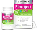 Florajen Kids Probiotics, Daily Gut Health &amp; Immune Support Supplement, Constipation and Bloating Relief, 30 Capsules (Refrigerado)