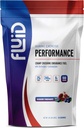 Fluid Performance - Bajo Sugar Endurance Fuel Sports Drink Mix with Electrolytes, All Natural Ingredients, Gluten-Free for Before or During Exercise (Blueberry Pomegranate, 30Serving)