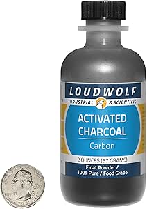 Charcoal/Float Powder / 2 onzas / 100% Pure Food Grade/Ships Fast from USA