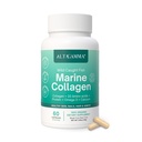 Marine Collagen Peptides - Hair, Skin, Nails, & Joint Supplement - Organic Marine Collagen for Women & Men, Non-GMO, Gluten-Free, No Fillers, 60 Marine Collagen Capsules