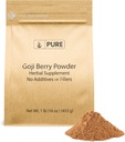 Ingredientes originales puros Goji Berry Powder (1lb) Wolfberry, Suplemento Herbal Tradicional, No GMO