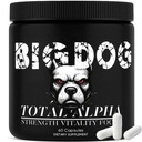 Big Dog 3-in-1 Total Alpha Blend for Men, Non-GMO - Natural Energy & Endurance Support, 60 Count (1)
