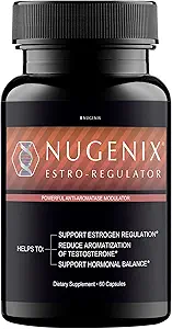 Nugenix Estro-Regulador - Suplemento DIM, Bloqueador de Estrógeno para Hombres e Inhibidor de Aromatasa, Booster de Testosterona - 60 cápsulas