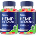 (2 Pack) Regen Hemp Gummies - Official Formula - Regen Hemp Gummies Extra Strength Formula 25mg Per Gummy, 1500mg Per Bottle, Great Taste Big Size Assorted Flavor Gummy Bear Regen Gummys (120 Gummies)