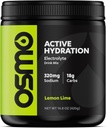 Powder de hidratación activa de Osmo (20 Servings) - Incluye Sodio, Magnesio, Potasio, Carbs & Vitaminas, Azúcar de caña - Todos los ingredientes naturales, Hidratación de Faster 3X, Potencia de botas y resistencia